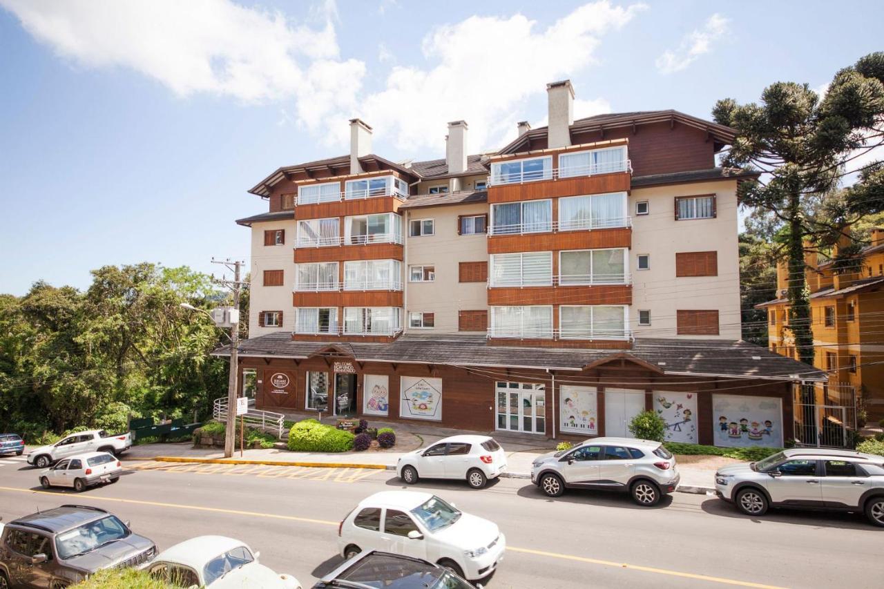 500 Metros, Rua Coberta Centro -Parque Da Vinicola Appartement Gramado Buitenkant foto